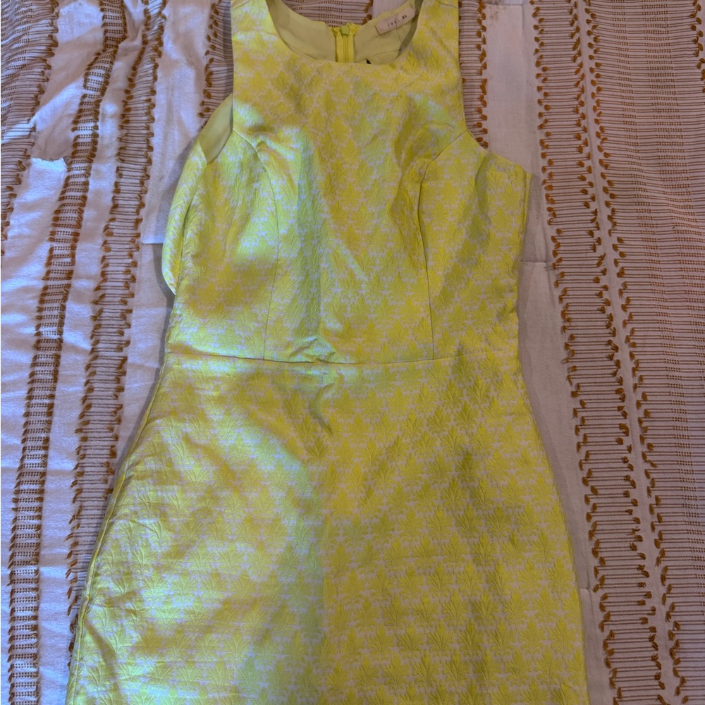 Just Me Lemon Mini Dress